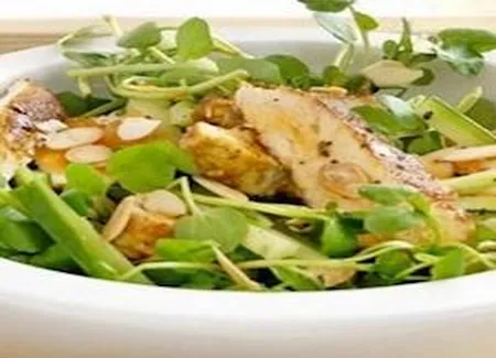 Salade de poulet croquante