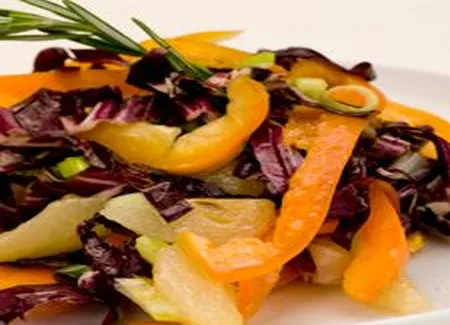 Salade de radicchio aux poires