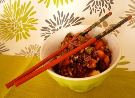Salade de riz à la japonaise