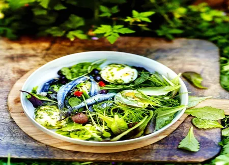 Salade du sud aux sardines