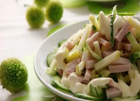 Salade jambon pommes