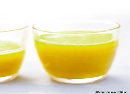 Salade jaune à boire