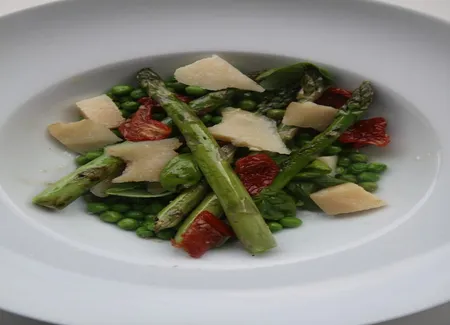 Salade petits pois asperges