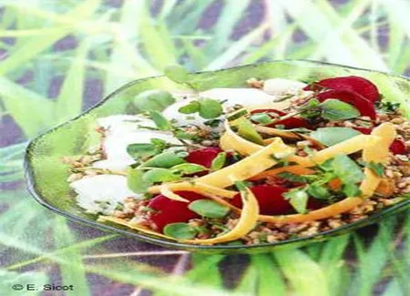 Salade sarrasin-crudités