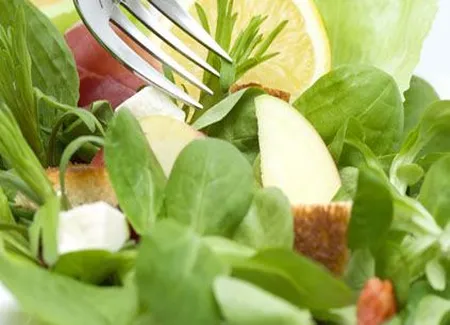 Salade tiède aux marrons