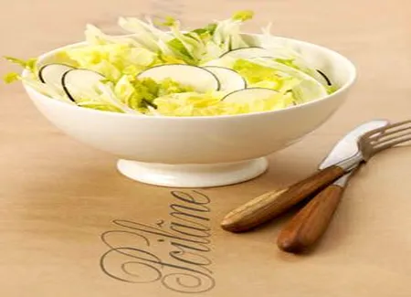 Salade trois crudités et citronnette