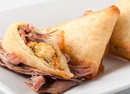 Samosa au confit de canard