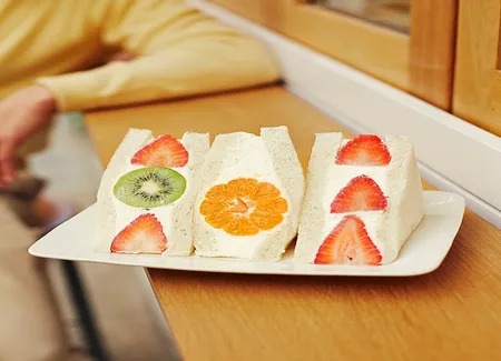 Sando sandwich aux fraises