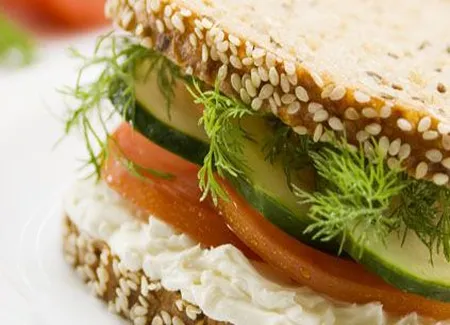 Sandwich crudités