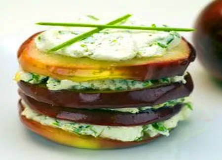 Sandwich de pomme et chèvre