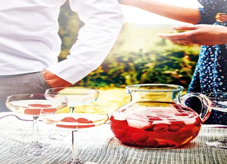 Sangria au vin pétillant