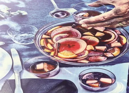 Sangria de fruits d'automne