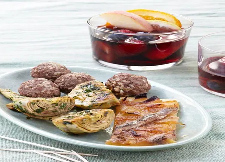 Sangria espagnole et tapas