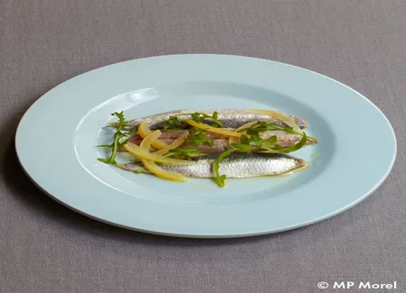 Sardines au citron confit