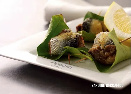 Sardines farcies ou sardines beccaficio