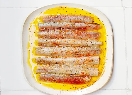 Sardines fraîches à l'huile