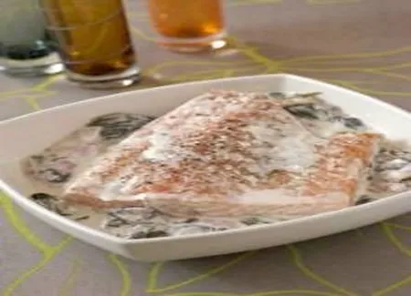Saumon à l'oseille et son riz sauvage