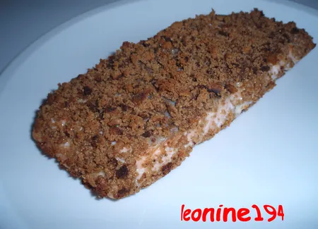 Saumon en croûte de pain d'épices