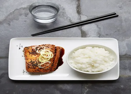 Saumon teriyaki