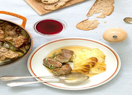Sauté d'agneau à la sauge