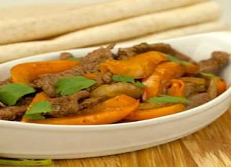 Sauté de buf à la mexicaine