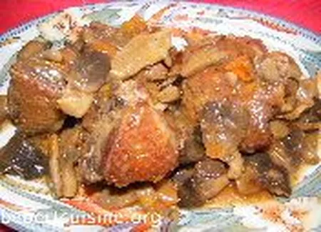 Sauté de canard aux cèpes