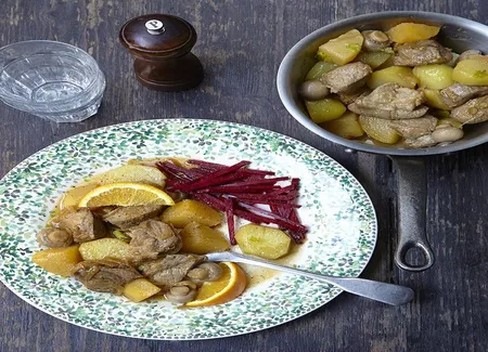 Sauté de veau à l'orange