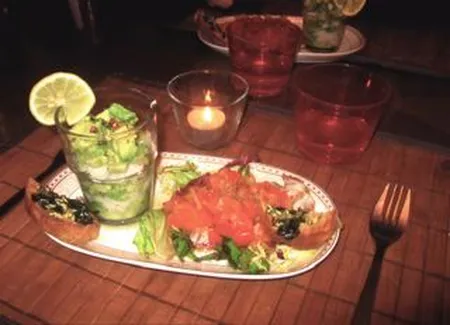 Saveurs exotiques crabe-avocat