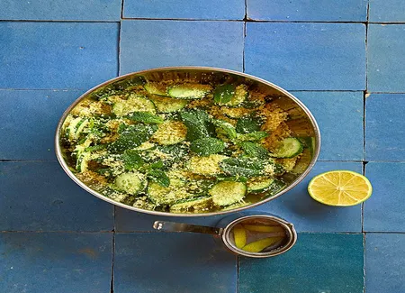 Seffa aux concombres et menthe