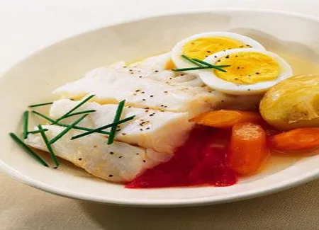 Skrei sauce aux oeufs durs