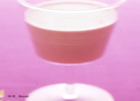 Smoothie fraise-tofu à la menthe