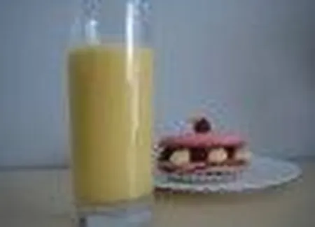 Smoothie mangue et rose