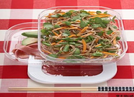 Soba en salade au cresson