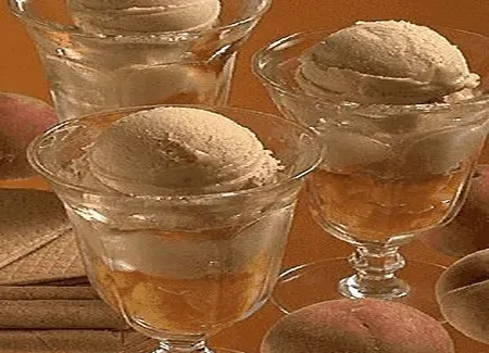 Sorbet aux pêches