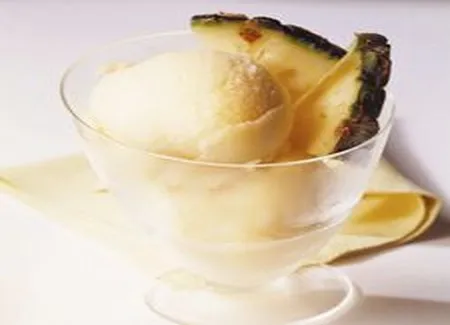 Sorbet citron, ananas et tomate