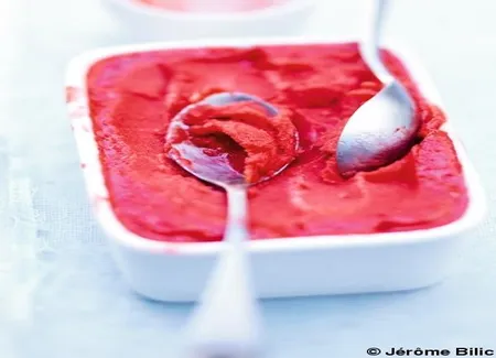 Sorbet fraise - framboise