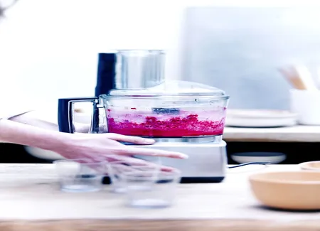 Sorbet minute aux framboises