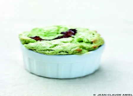 Soufflés avocat-chocolat