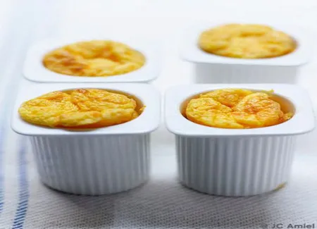 Soufflés de carotte à la vache-qui-rit