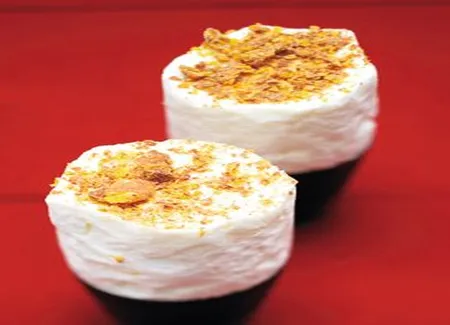 Soufflés glacés au fromage blanc