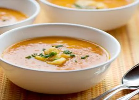 Soupe de carottes aux épices