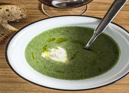 Soupe de cresson à la crème