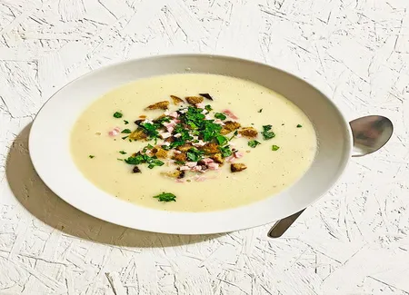 Soupe de haricots coco