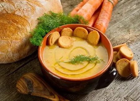 Soupe de légumes variés