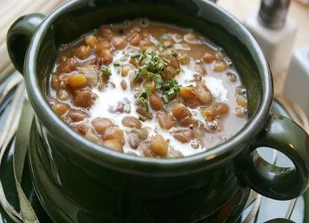 Soupe de lentilles