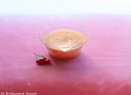 Soupe de melon au gingembre