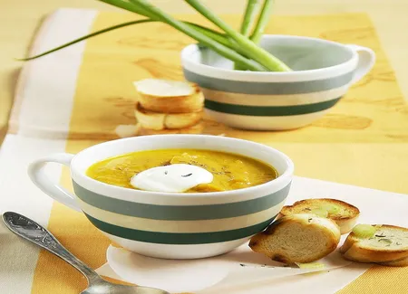 Soupe de potimarron à la citronnelle