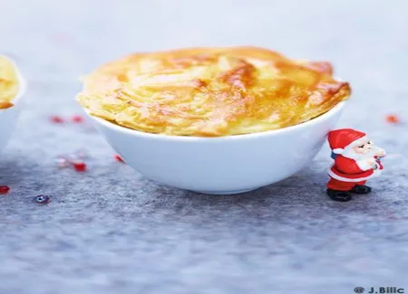 Soupe feuilletée, fois gras et truffe