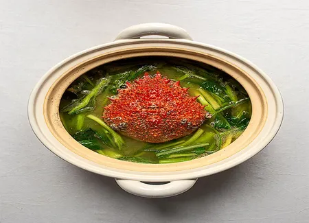 Soupe miso à l'araignée de mer