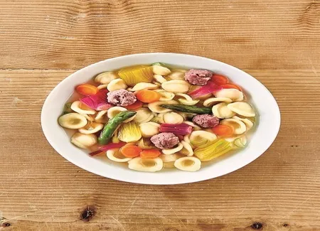 Soupe réconfort au veau et légumes